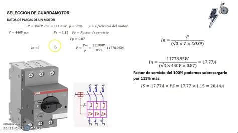 Mec Como Calcular Un Guardamotor Youtube