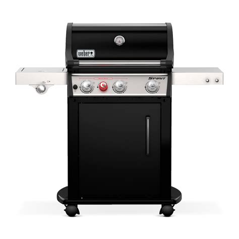 weber spirit    burner propane gas bbq  black  side burner