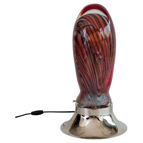 Lampe De Bureau V Nitienne Italienne Contemporaine En Verre De Murano