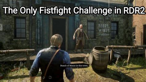 NPC In Van Horn Challenges Arthur For A Fistfight All Outcomes RDR2