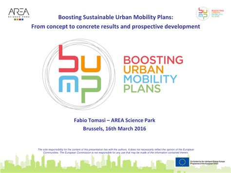 Ppt Boosting Sustainable Urban Mobility Plans From Concept To