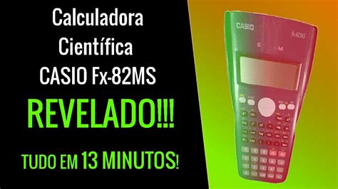 Como Usar Calculadora Cient Fica Casio Fx Ms Em Minutos Ficou