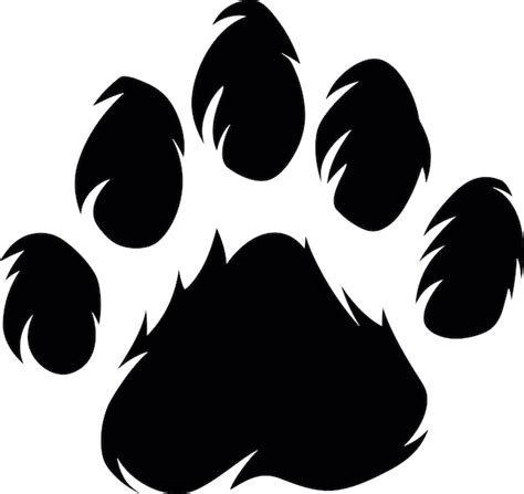 Tiger Paw Images Clip Art Black And White Infoupdate Org