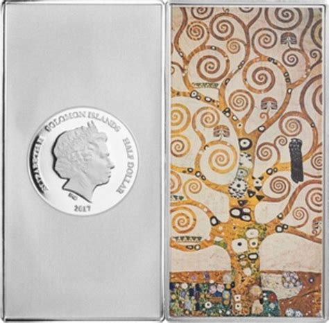 ½ Dollar Elizabeth II Tree of Life Islas Salomón Numista