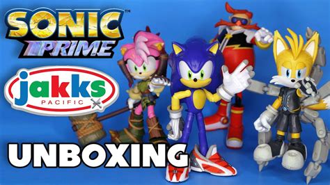 Sonic Prime Jakks Pacific Sonic Prime Wave Unboxing Review Youtube