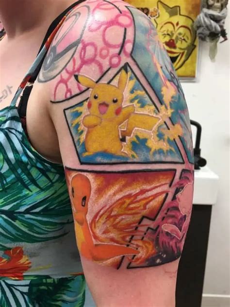 Las Mejores Ideas De Dise O De Tatuajes De Pikachu Y Su