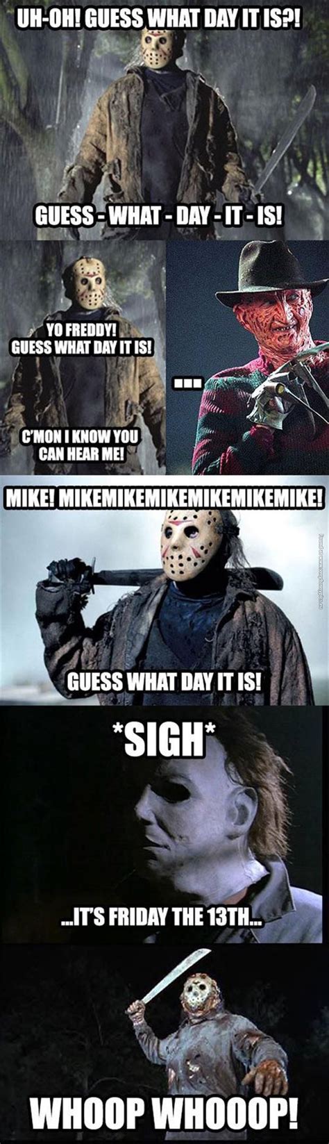 Friday The 13th Makes Jason Happy Imglulz Funny Pictures Meme L