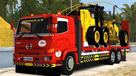 Share Livery Hino Self Loader Muatan Grader By Sja Official Bus