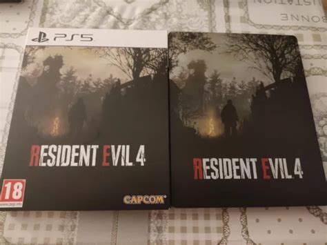 RESIDENT EVIL 4 Remake RE4 Remake Steelbook Solo PS5 Nessun Disco