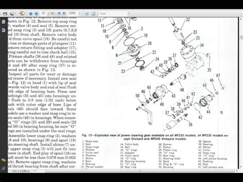 Find Massey Ferguson Mf230 Workshop Service Manual 200pg With Mf 230 Tractor Repair In San