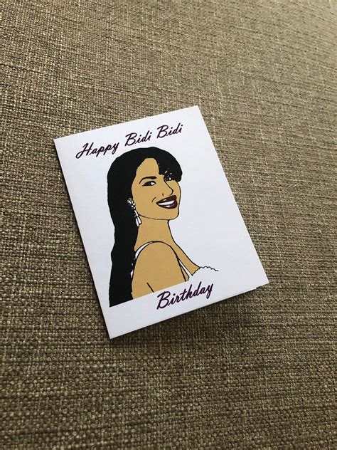 Selena Birthday Card Hip Hop Birthday Cards Hip Hop Birthday