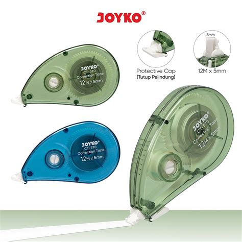 Jual Pita Koreksi Correction Tape Joyko Ct M X Mm Shopee Indonesia