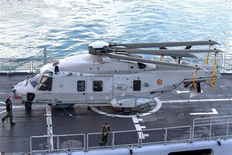 Nh Nfh Naval Helicopter Deployed From Belgian Frigate With Standing