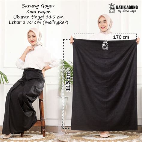 Jual Sarung Batik Wanita Santung Goyor Gloyor Mbak Santri Muza Aqil