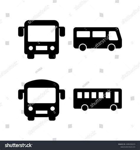 Bus Icon Vector Illustration Bus Sign And Royalty Free Stock Vector