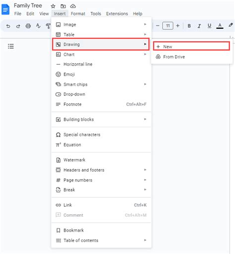 How to Make a Family Tree on Google Docs? | Step by Step Guide