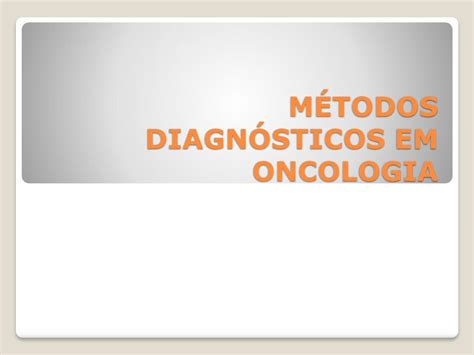 Pdf M Todos Diagn Sticos Em Oncologia Dokumen Tips