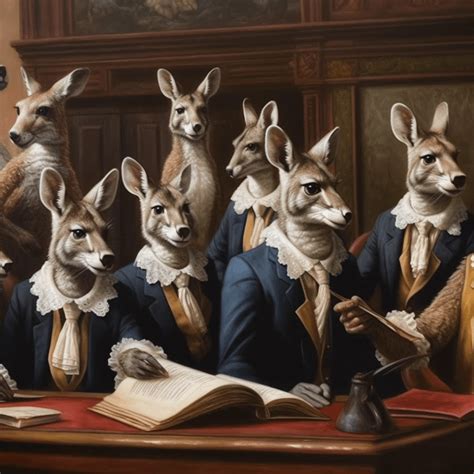 Kangaroo Court Requested By Uwastedgraymatter Raigeneratedart