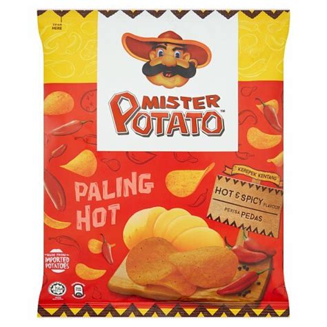 Mister Potato Chips Hot Spicy Flavour G Shopee Malaysia
