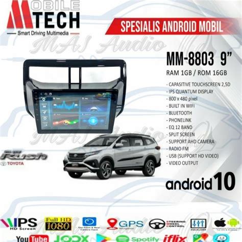 Jual Harga Disc Head Unit Android Mtech Inch Rush Terios