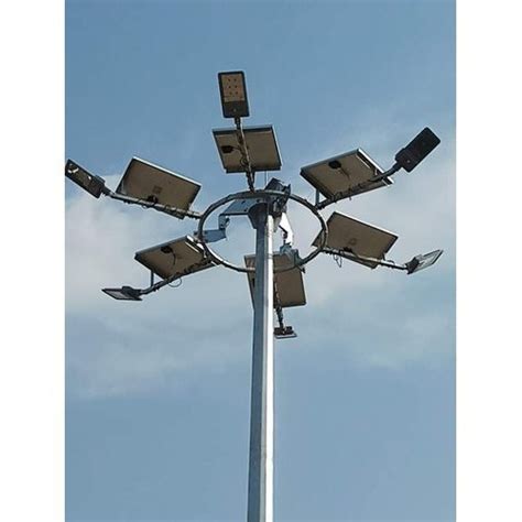 Led Warm White W Solar High Mast Light Foot At Rs Picec In