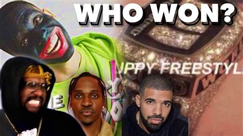 DRAKE VS PUSHA T WHO WON Duppy Freestyle Vs The Story Of Adidon