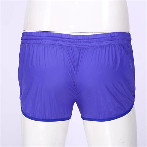 Herren Transparente Weich Boxershorts Schwimmshorts Strand Shorts