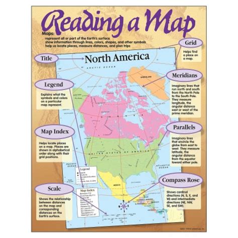 Trend Enterprises Reading A Map Learning Chart T 38066 1 Ralphs