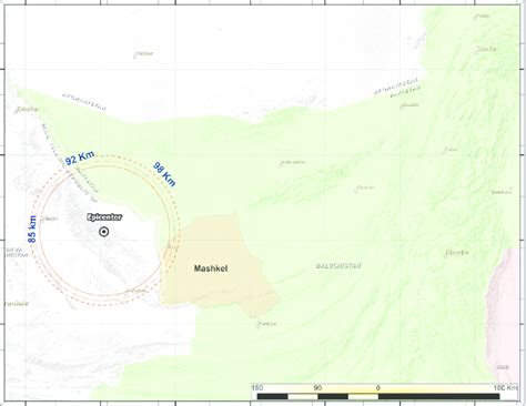 Epicentre of earthquake and visited areas 123 | Download Scientific Diagram