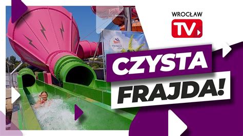 Nowe zjeżdżalnie w Aquapark Wrocław POV Wrocław TV YouTube