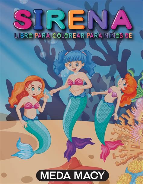 Buy Sirena Libro Para Colorear Para Niños Sirenas asombrosas Páginas