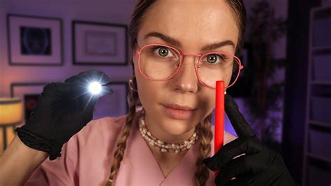 Asmr Cranial Nerve Exam At Night Shift Soft Spoken Medical Rp Youtube