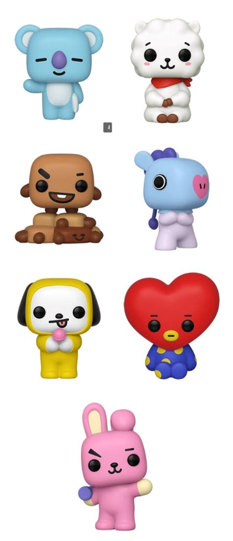 Bt Funko Pop Koya Rj Shooky Mang Chimmy Tata And Cooky