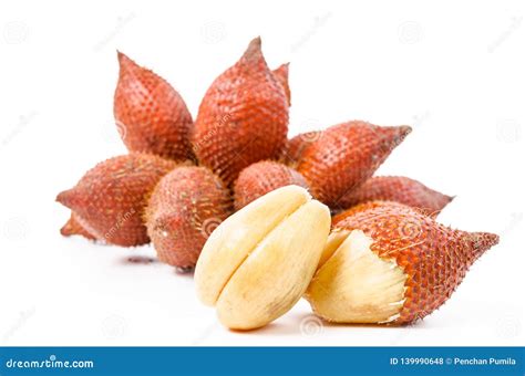 Snake Fruit Salak Or Sala Fruit Of Thailand Stock Photo Image Of