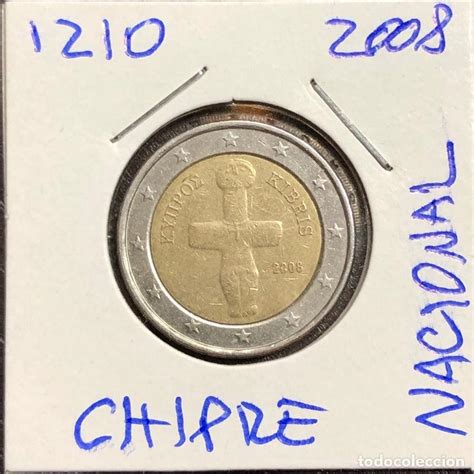 1210 Moneda 2 Euros Chipre 2008 ídolo Cruciform Vendido En Venta