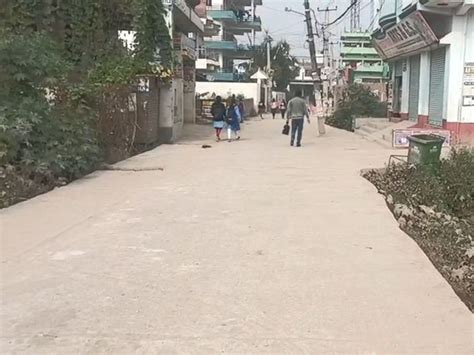 The Road Under Construction Started Breaking Even Before It Was Built