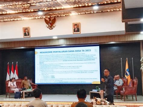 Dana Desa Kabupaten Manokwari Tahun Rp Miliar Penyaluran