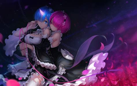 Hd Wallpaper Of Ram And Rem From Re Zero Starting Life In Another