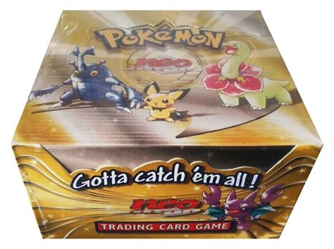 Neo Genesis Booster Box Unlimited Edition Neo Genesis Pokemon