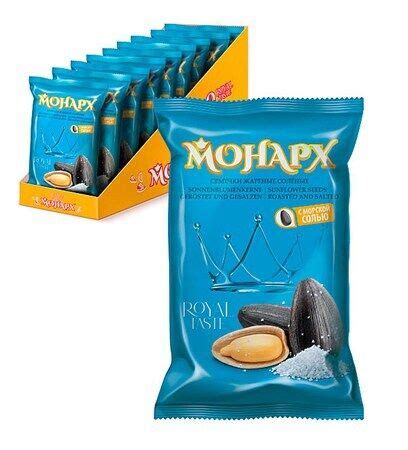 6x 300g Monarch Sonnenblumenkerne XXL geröstet gesalzen Семечки жареные ...