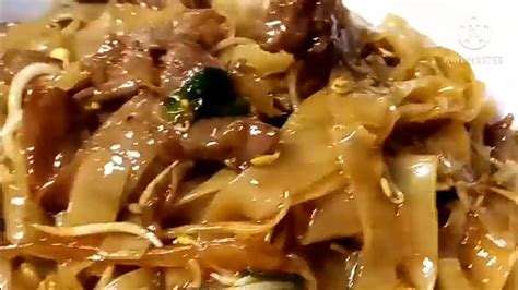 Beef W Flat Rice Noodles Beef Dry Hofan Youtube