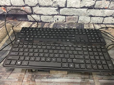 Hp Hewlett Packard Computer Wired Keyboards Black Tpc P K Sk