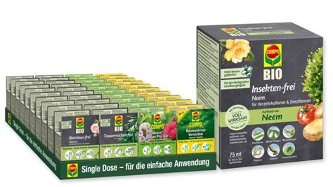 COMPO BIO Insekten frei Neem in praktischer Single Dose Größe Gabot de