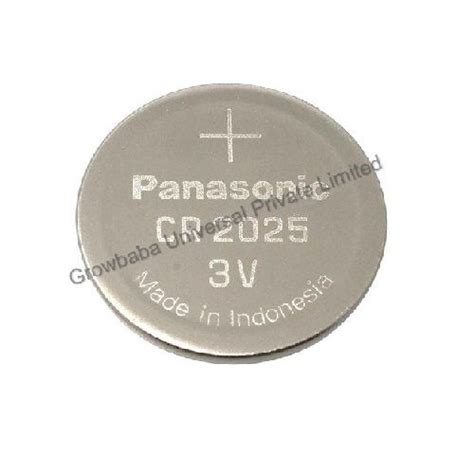 Panasonic Cr 2025 Lithium Coin Cell Battery At Best Price In Delhi Growbaba Universal Private