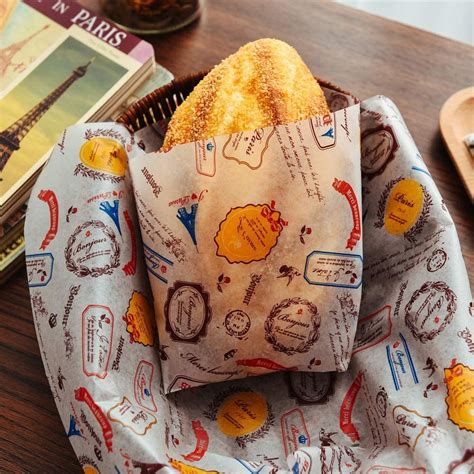 Coated Food Grade Custom Design And Size Grease Proof Sandwich Paper