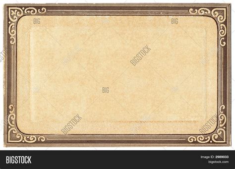 Old Postcard Frame Image And Photo Free Trial Bigstock