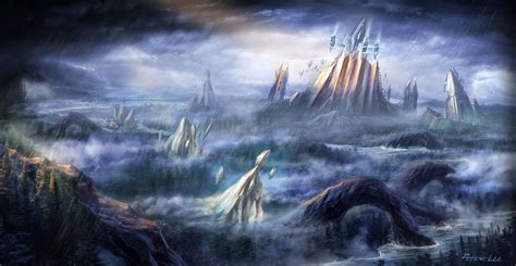 Azuremyst Isle Concept Artwork World Of Warcraft The Burning Crusade