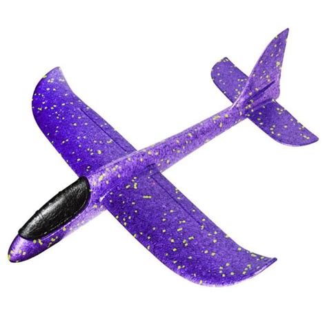 Couleur 48CM Violet Modèle réduit d avion à lancer 48 cm planeur en