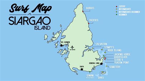 Siargao Island Surf Map - Surfing in Siargao Philippines - GETTING STAMPED