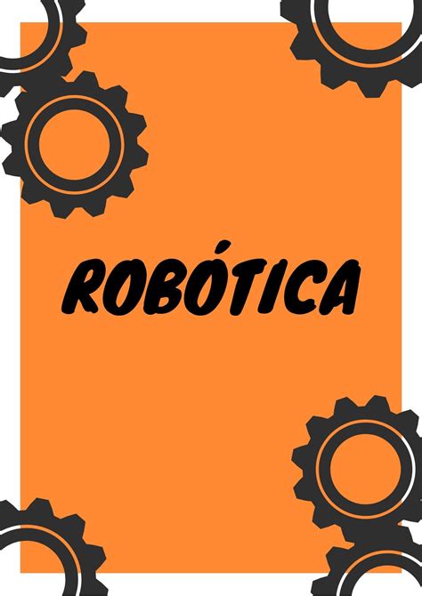 Minha Capa De Rob Tica T C S Capa De Caderno Personalizada